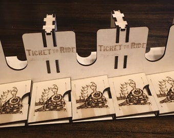 Ticket to Ride Card Tray SVG Laser File