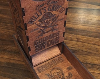 Goonies Never Say Die Dice Tower Laser File
