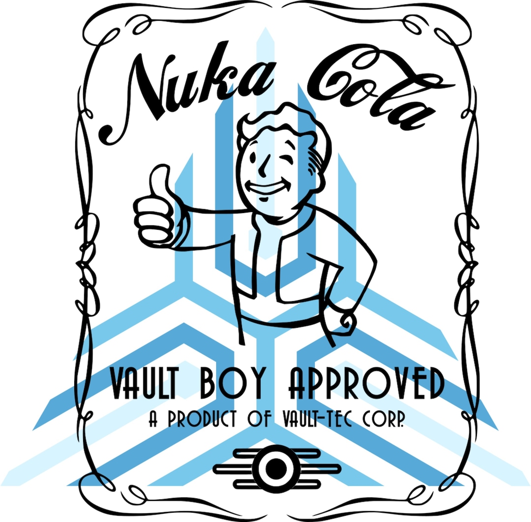 Nuka Cola Label SVG Etsy