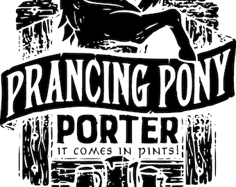 Prancing Pony Porter Lable
