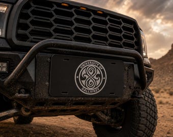 University of Gallifrey License Plate - Laser Engraved