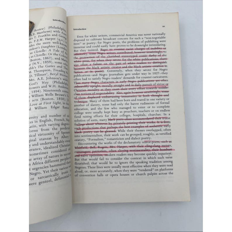 vintage 1969 early black american poets robinson, william h 1st ed. paperback image 10