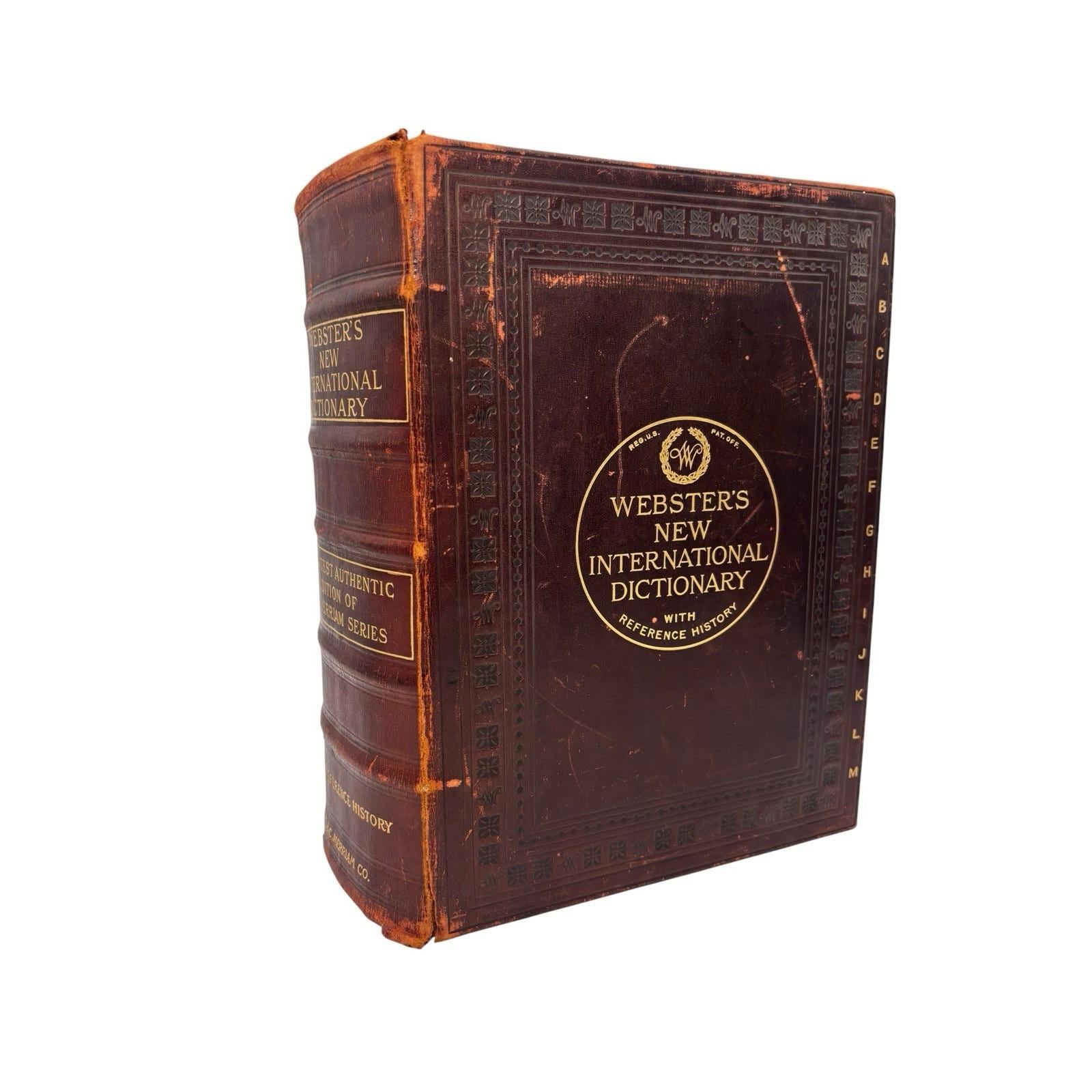 Webster International Dictionary - Etsy