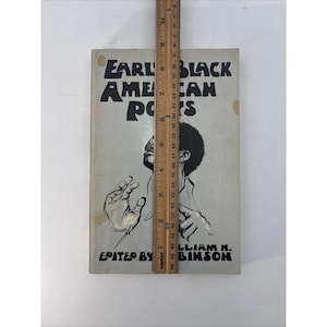 vintage 1969 early black american poets robinson, william h 1st ed. paperback image 2