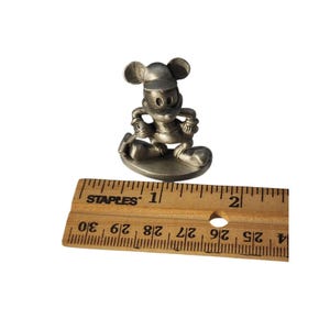 Hudson Fine Pewter Mickey Mouse Figurine "Mickeys Polo Team" #5313 image 2