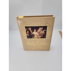 Vintage 1988 Holy Bible Master Reference King James KJV Red Letter Heirloom