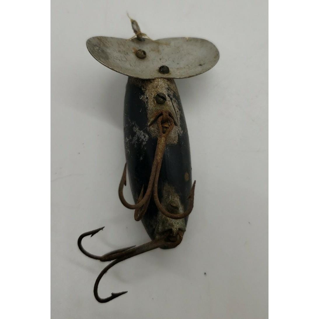 Vieux Leurre Arbogast Jitterbug Noir – Fabriqué Aux USA – Vintage Pêche