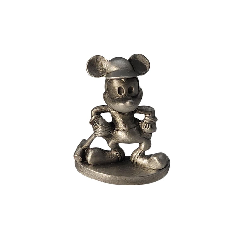 Hudson Fine Pewter Mickey Mouse Figurine "Mickeys Polo Team" #5313 image 1