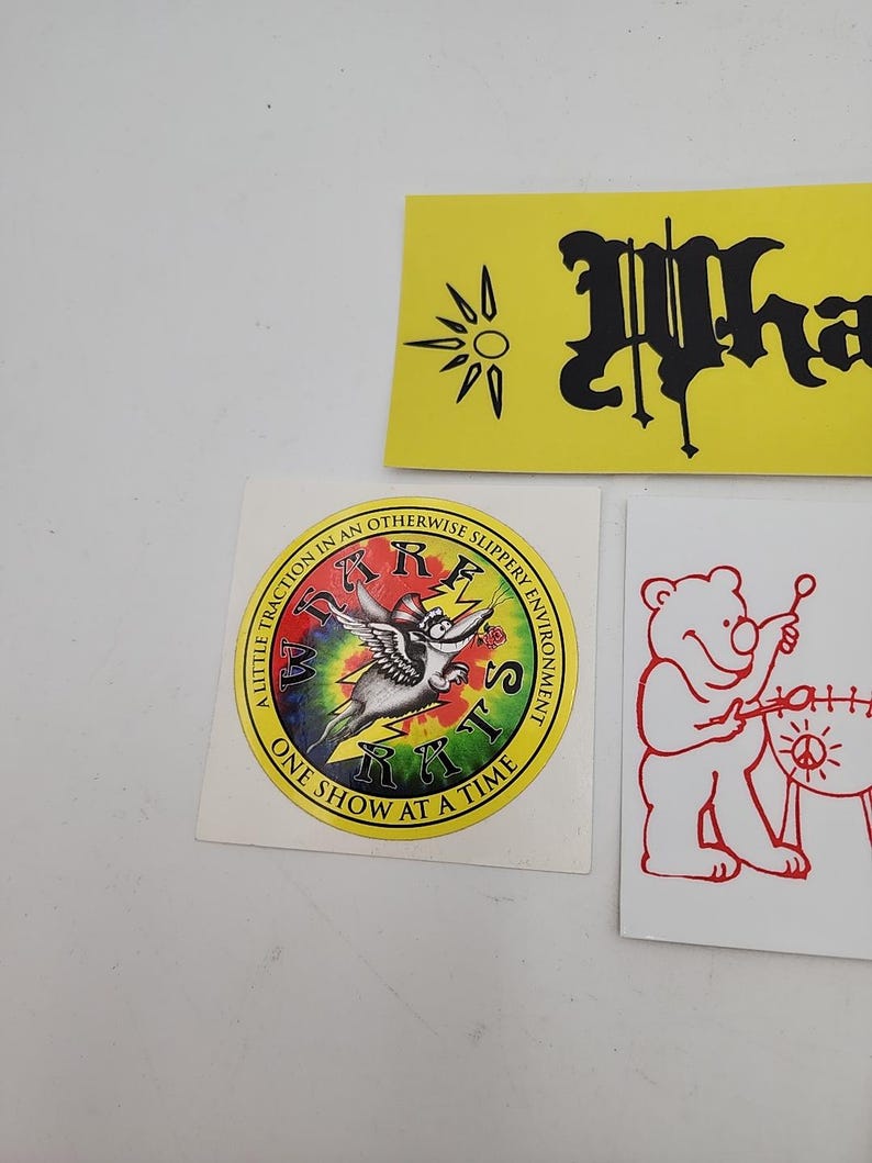 Grateful Dead Wharf Rats Sticker Collection Phellowship Yellow Balloon ...