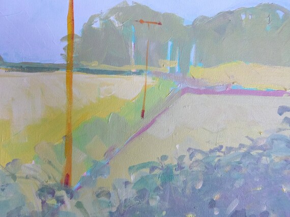 Items similar to Original Acrylic Landscape Painting on Canvas on Etsy