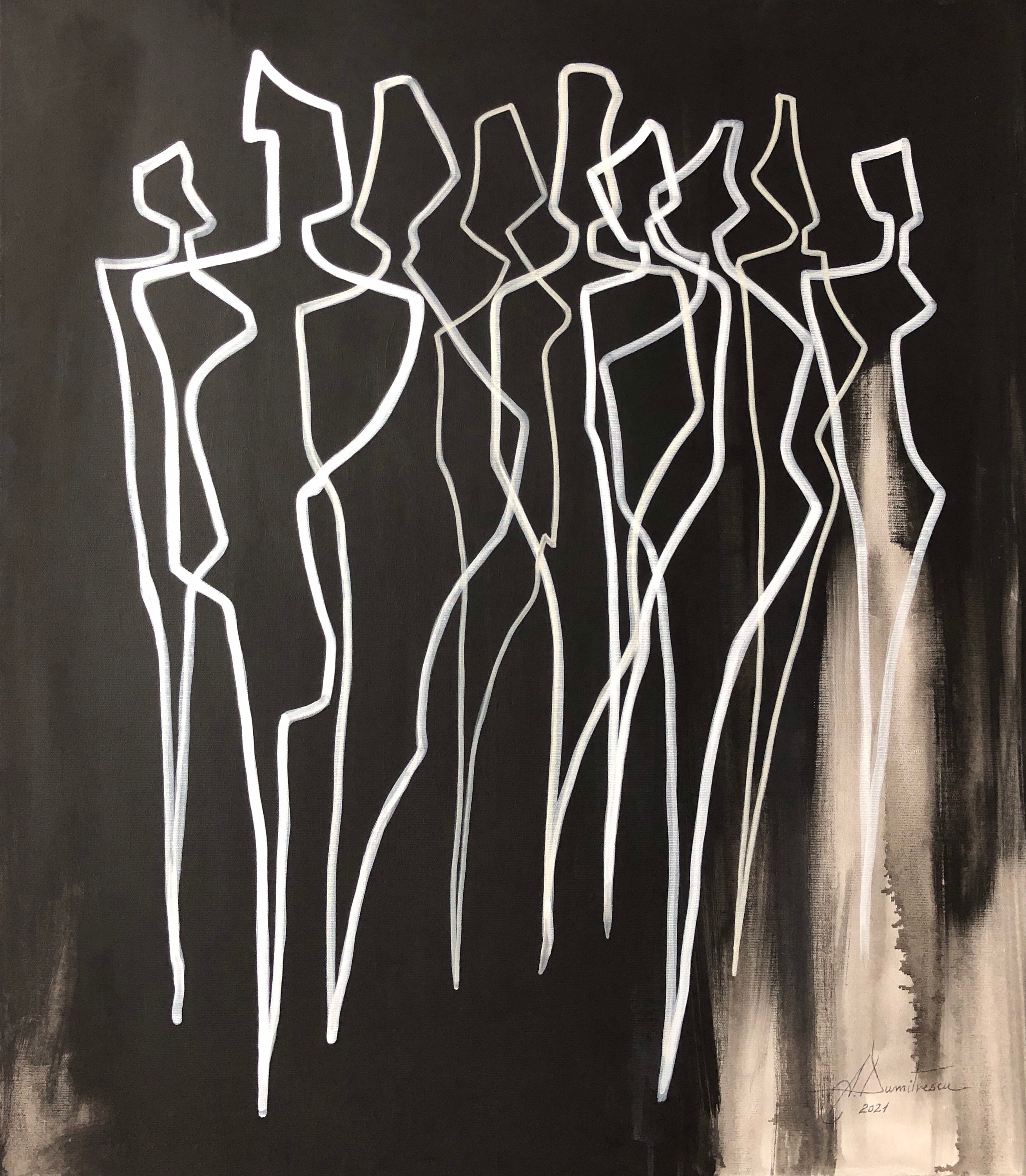 Fabelhafte Acrylbilder Schwarz Weiãÿ Abstrakt Bild