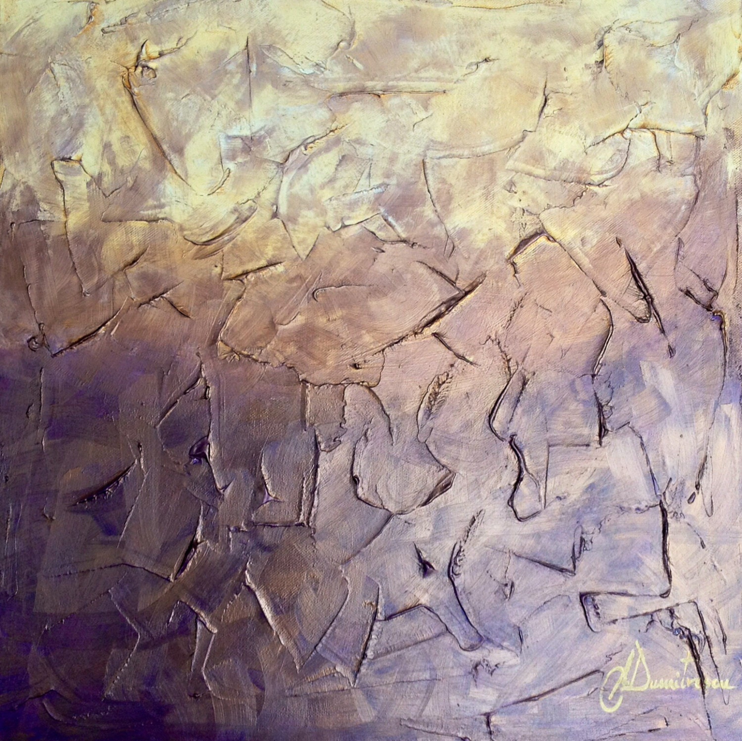 Vintage Painting, Abstract Art, Wall Art, 20, Original Acrylic Art