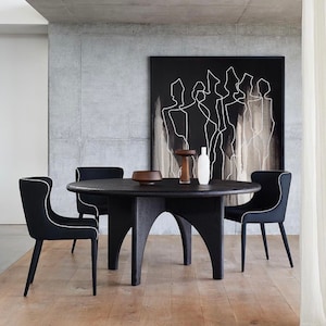 ASTRATTO NERO e BIANCO pittura Extra large Wall Art nero bianco tela moderna originale arte unica arredamento arte acrilica contemporanea