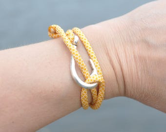 Fishers of Men Fish Hook Bracelet, Fish Hook Bracelet, Gifts for Men, Fishing Bracelet, Christian Men Gift, Biblical Gifts for Men