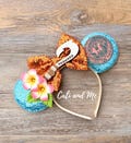 Moana Sequin Minnie Mouse Ears Floral Headband, Princess Moana Birthday, Moana Mickey Ears Disney