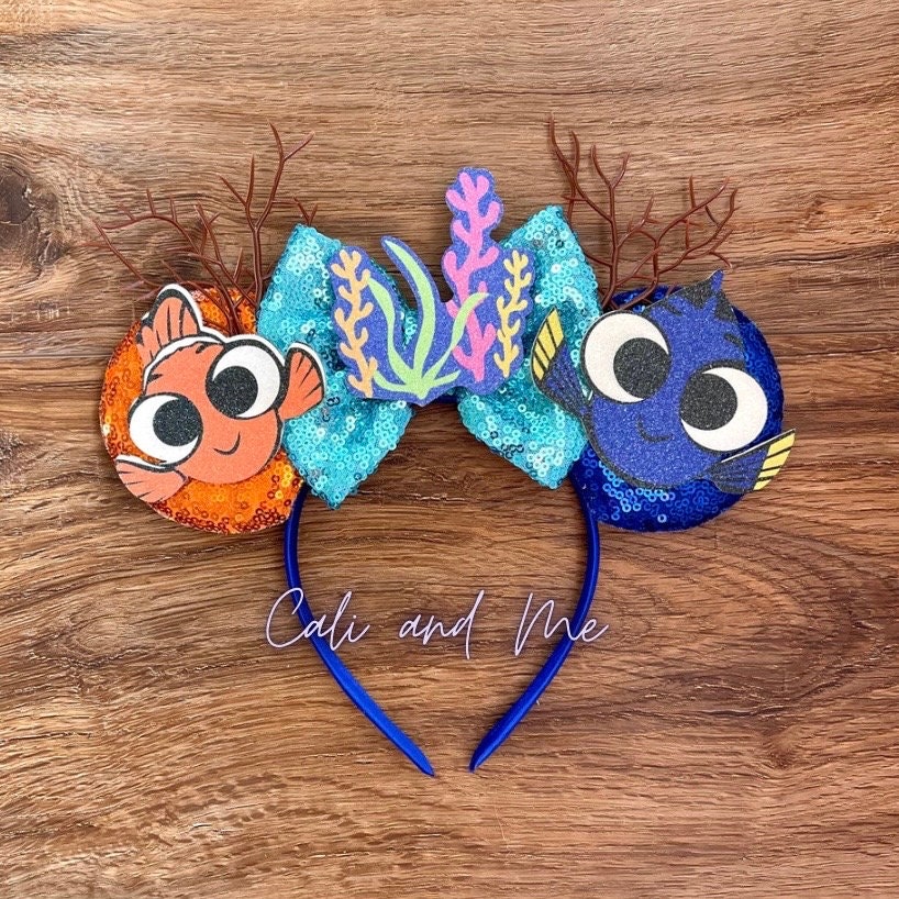 Dory Inspired Ears, Finding Dory Ears, Dory Mickey Ears  display picture 2