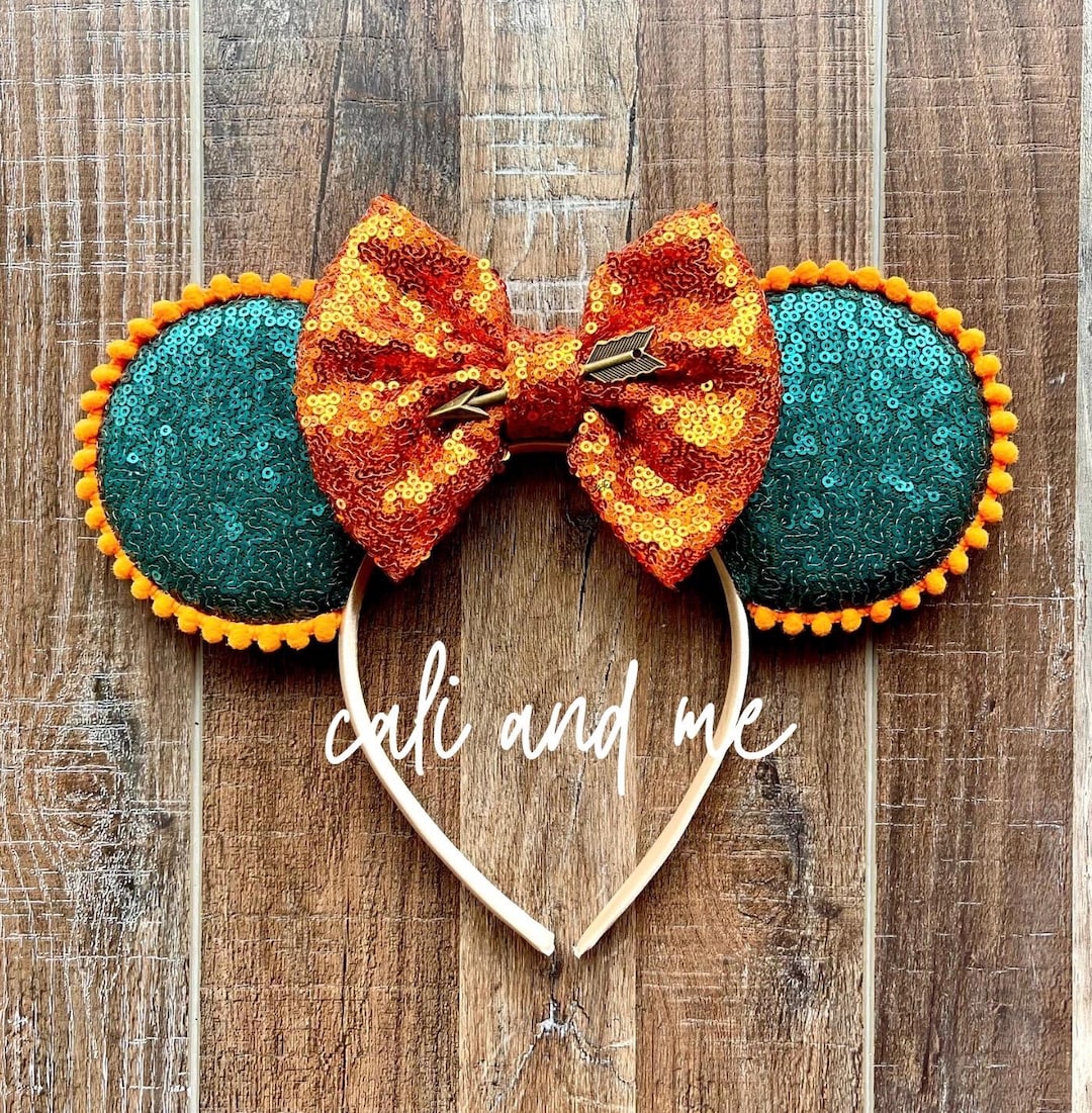 Brave Ears, Merida Ears, Brave Minnie Ears, Meridia Minnie Ears
