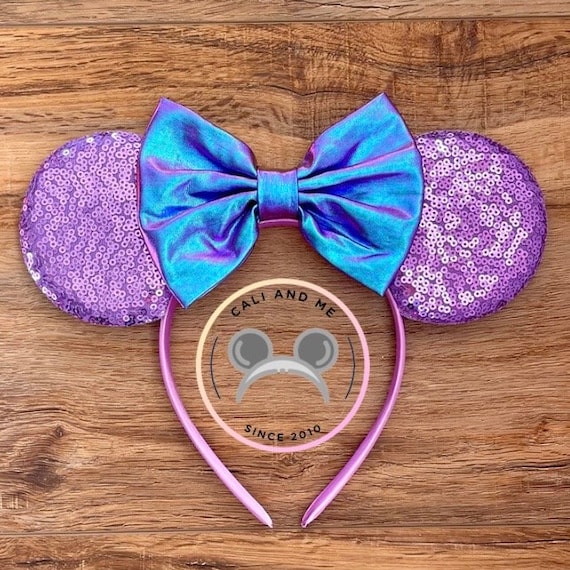 Purple Minnie Ears, Lavender Minnie Ears, Poition Purple 