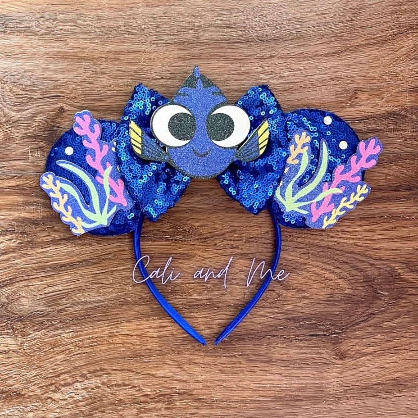 Dory Inspired Ears, Finding Dory Ears, Dory Mickey Ears  display picture 1