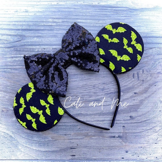 Halloween Bats Mouse Ears Halloween Bats Mickey Ears Etsy