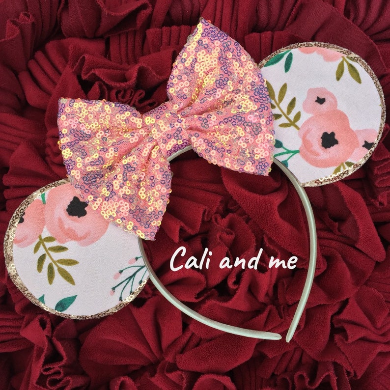 Flower and Garden Ears Flower and Garden Epcot Rose Gold and Etsy