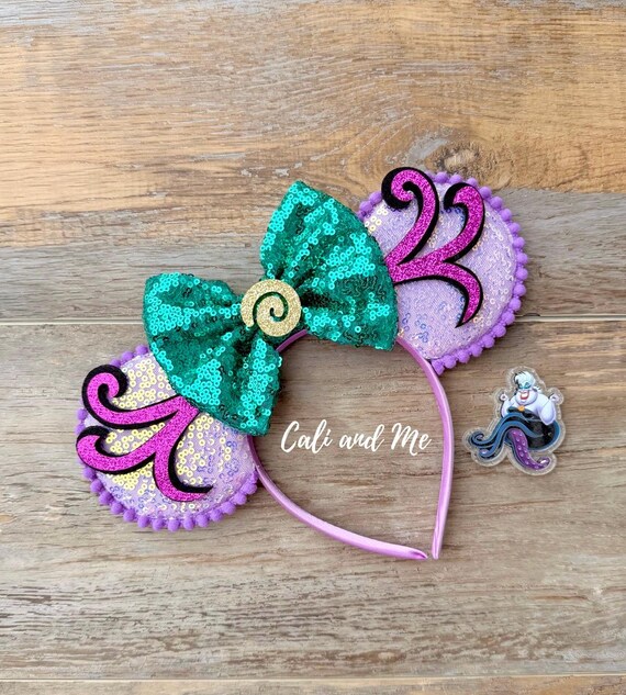 Ursula Mickey Ears Villian Sea Witch Mouse Ears Ursula  display picture 1