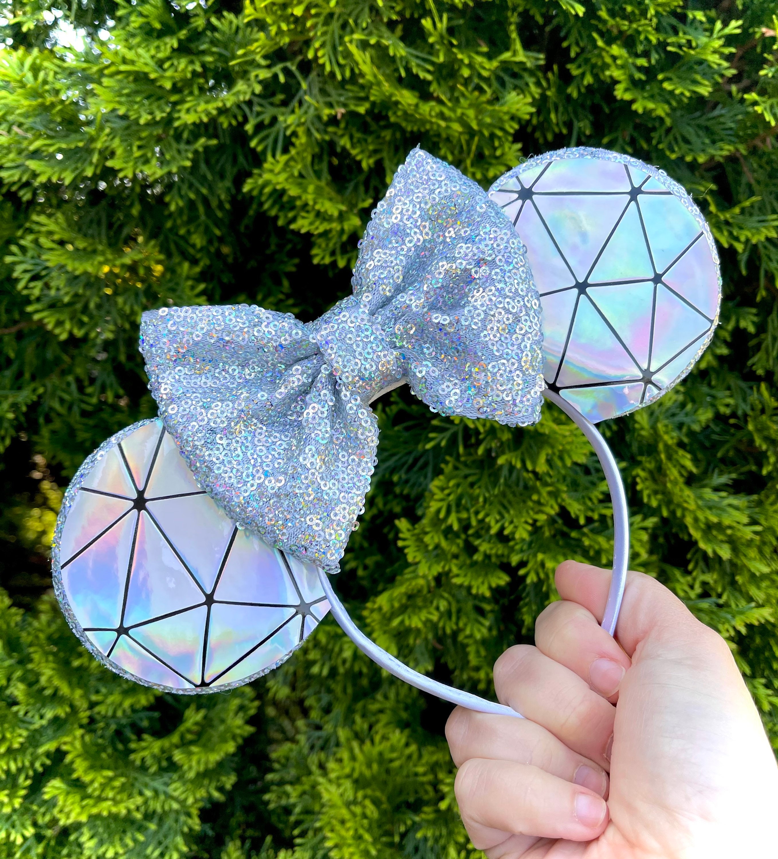 Mouse Ears, Epcot Inspired Ears, Epcot Mouse Ears, Mickey Ears, Epcot Minnie Mouse Ears, Epcot Mouse Ears, Epcot, Spaceship Earth Ears