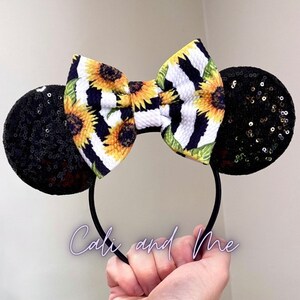 Sunflower Mickey Ears - Etsy display picture 1