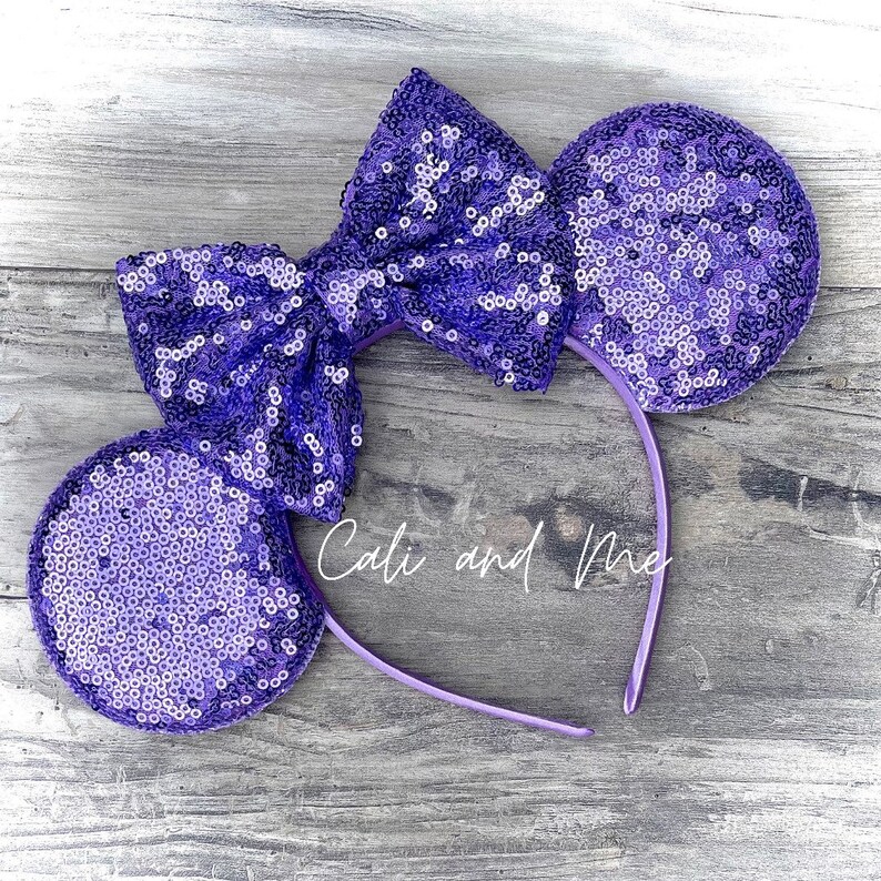 Solid Lavender Minnie Ears Lavender Ears Light Purple Minnie - Etsy