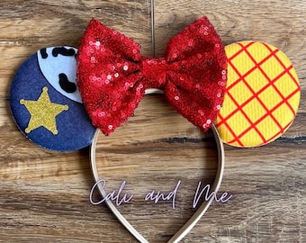 Woody Toy Story Ears, Toy Story Minnie Ears, Disney Minnie Mouse Ears, Woody Mickey Ears, Disney Toy Story, Woody Mouse Ears