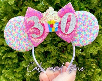 Minnie Mouse Ears, Disney Ears For Adults and Kids, Princess Minnie Mouse Ears, Minnie Ears, Disneyland Ear, Mickey Birthday Ears,Mouse Ear