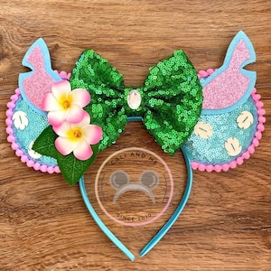Stitch Mouse Ears, Stitch Mickey Ears, Minnie Ears, Hawaiian Ohana Mickey Mouse Ears, Lilo and Stitch Ears, Stitch Ears, Stitch Mickey Ears