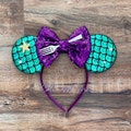 Mermaid Mouse Ears, Mermaid Minnie Ears, Little Mermaid Minnie Ears, Mermaid Princess Ears, The Little Mermaid, Disney Mermaid Ears,