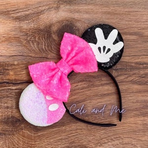 Mickey Ears, Mickey Mouse Ears, Minnie Ears, Mouse Ears, Minnie Ears, Minnie Mouse Ears, Disney Ears, Mouse Ears Headband, Mickey Hands