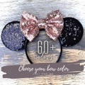 Mouse Ears, Mickey Ears, Minnie Ears, Disney Ears, Minnie Mouse Ears, Disney Mickey Ears, Mickey Mouse Ears, Sequin Minnie Ears, Adult Ears