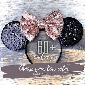 Mouse Ears, Mickey Ears, Minnie Ears, Disney Ears, Minnie Mouse Ears, Disney Mickey Ears, Mickey Mouse Ears, Sequin Minnie Ears, Adult Ears