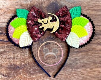 Safari Ears, Animal Kingdom Ears, Safari Minnie ears, Safari Mickey Ears, Minnie Mouse Ears, Cheetah Mickey Ears, Lion King, Animal Kingdom