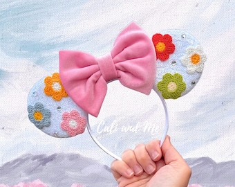 Flower Mickey Ears Headband Epcot Flower Garden Festival  display picture 2