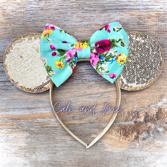 Minnie Mouse Ears, Mouse Ears, Floral Minnie Ears, Mouse  display picture 3