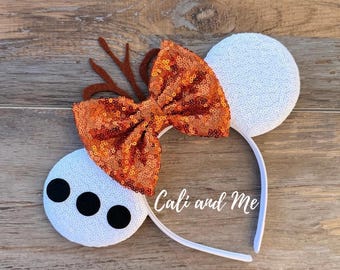 Olaf Mickey Ears Frozen Olaf Mouse Ears Headband Costume  display picture 1
