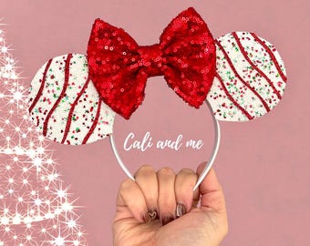 Christmas Tree Cake Mickey Ears, Christmas Mickey Ears, Christmas Tree Cake Minnie Ears, Christmas Mouse Ears, Minnie Ears, Disney Ears