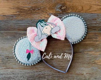 Eeyore Ears, Eeyore Minnie Ears, Eeyore Minnie Mouse Ears, Whinnie the Pooh Ears Eeyore, Pooh Minnie Ears, Eeyore Mouse Ears