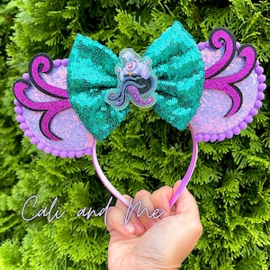 Ursula Mickey Ears, Ursula Minnie Ears, Ursula Mouse Ears, Villian Ears, Villian Mickey Ears, Billian Minnie Ears, Villian Mouse Ears
