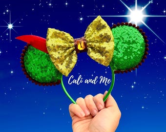 Peter Pan Mickey Ears Hook Mouse Ears Neverland Headband for Disney, Peter Pan Minnie Ears, Peter Pan Ears