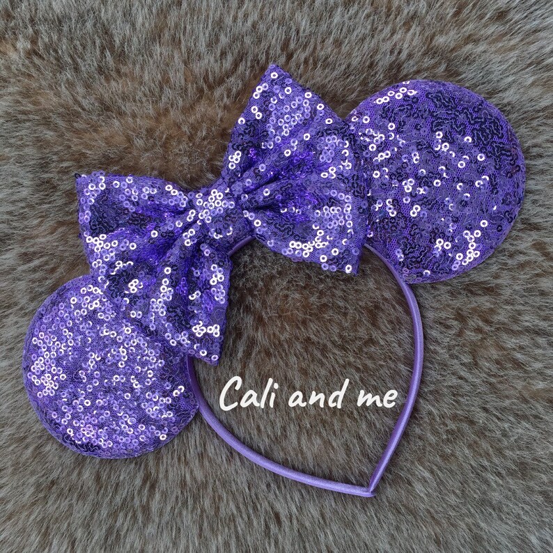 Solid Lavender Minnie Ears Lavender Ears Light Purple Minnie | Etsy