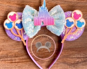 Castle Ears, Castle Mickey Ears, Castle Minnie Ears, Castle Mouse Ears, Castle Disney Ears, Mouse Ears Headband, Celebration Ears