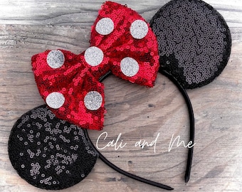 Western Era Minnie Headband with Polka Dot, Party Favors & Costume
