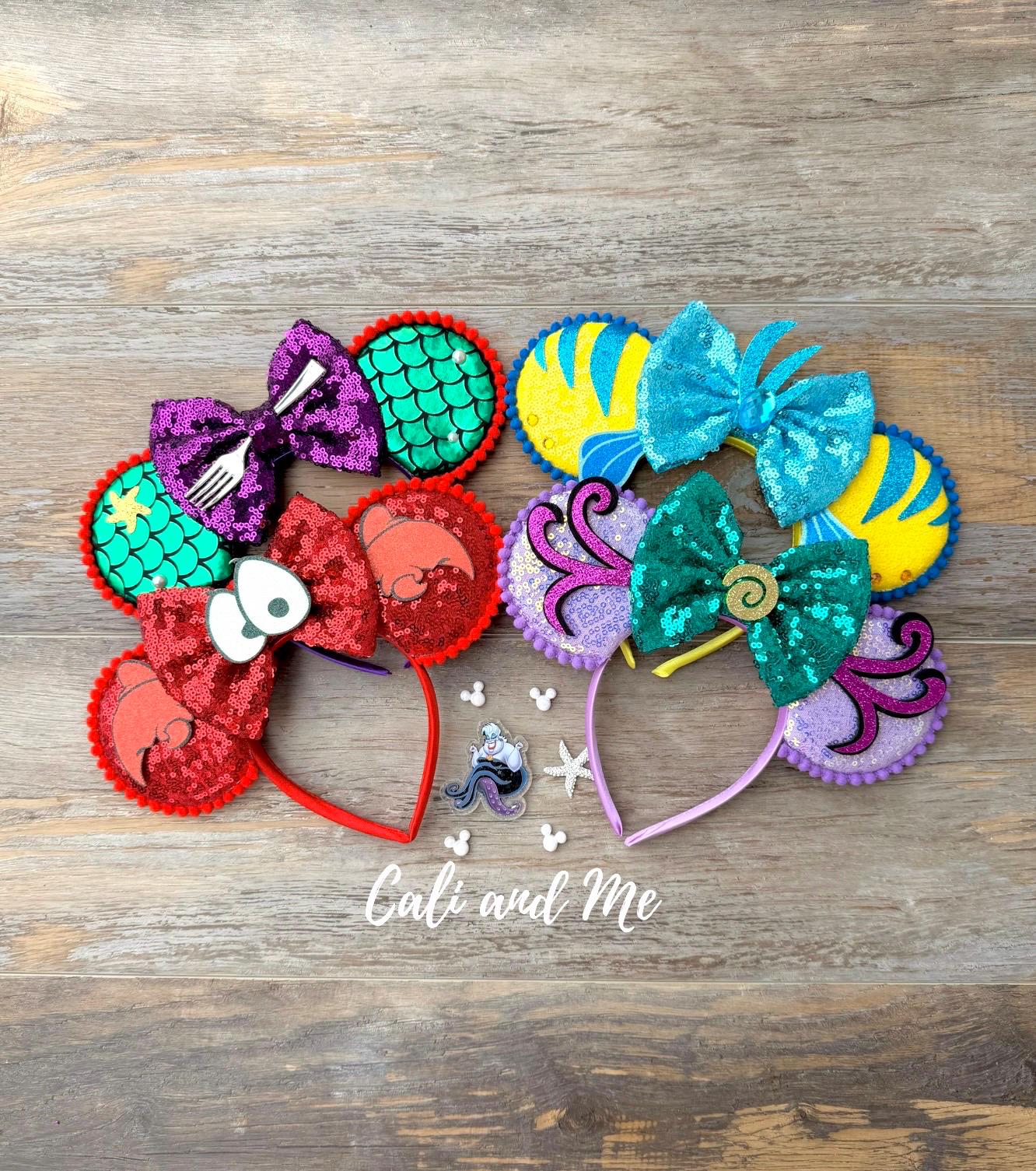 Flounder Mickey Ears Little Mermaid Flounder Headband Disney  display picture 1