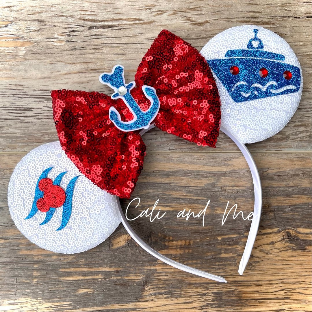 Disney Cruise Ears, Disney Wish Ears, Magic Cruise Ears, Disney Cruise