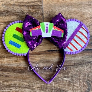 Buzz Light Year Ears, Buzz Light Year Minnie Ears, Toy Story Ears, Toy Story Mouse Ears, Toy Story Mickey Ears, Toy Story Disney Ears,